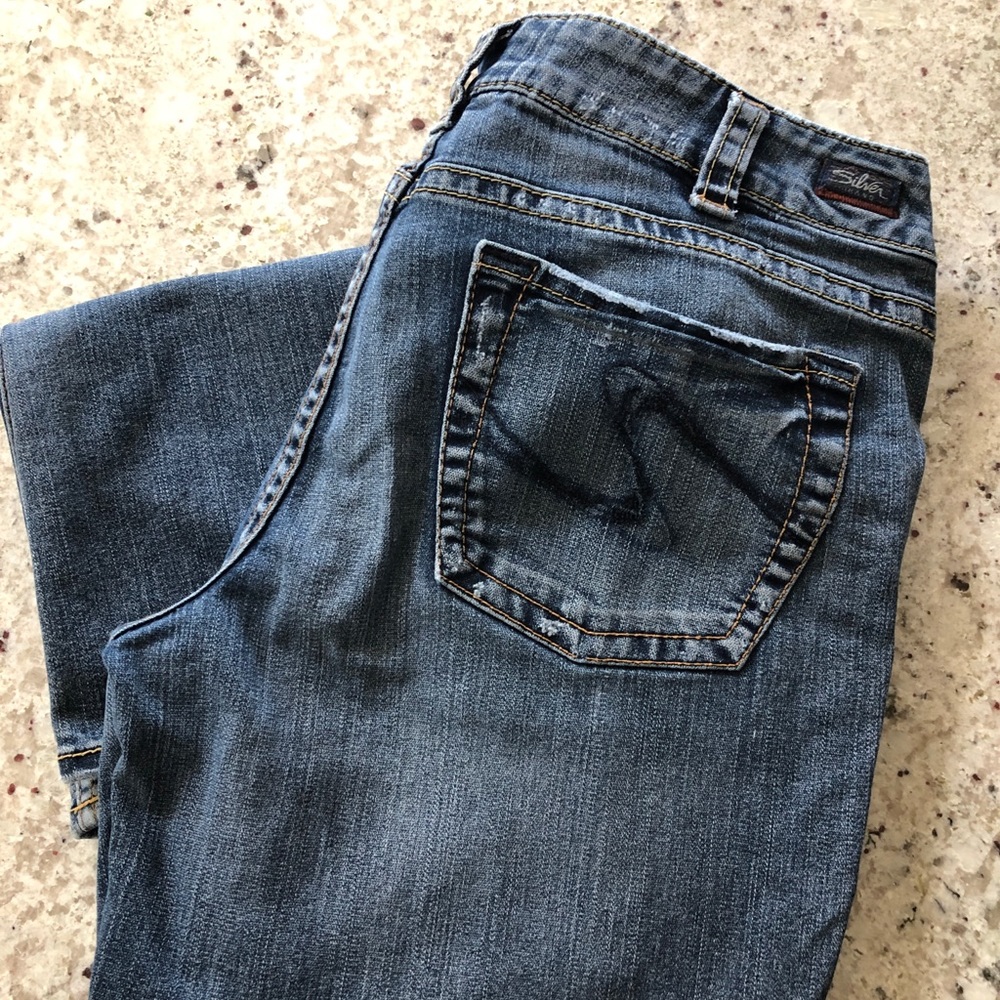 Silver Bootcut Jeans